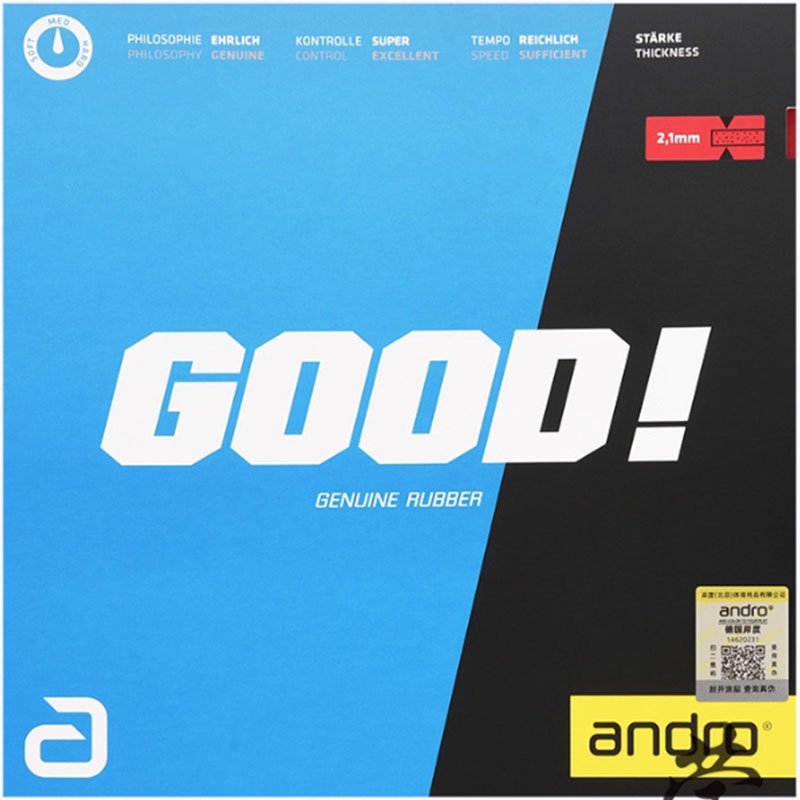 Table Tennis Bat - Andro GOOD Karet Tenis Meja Tidak