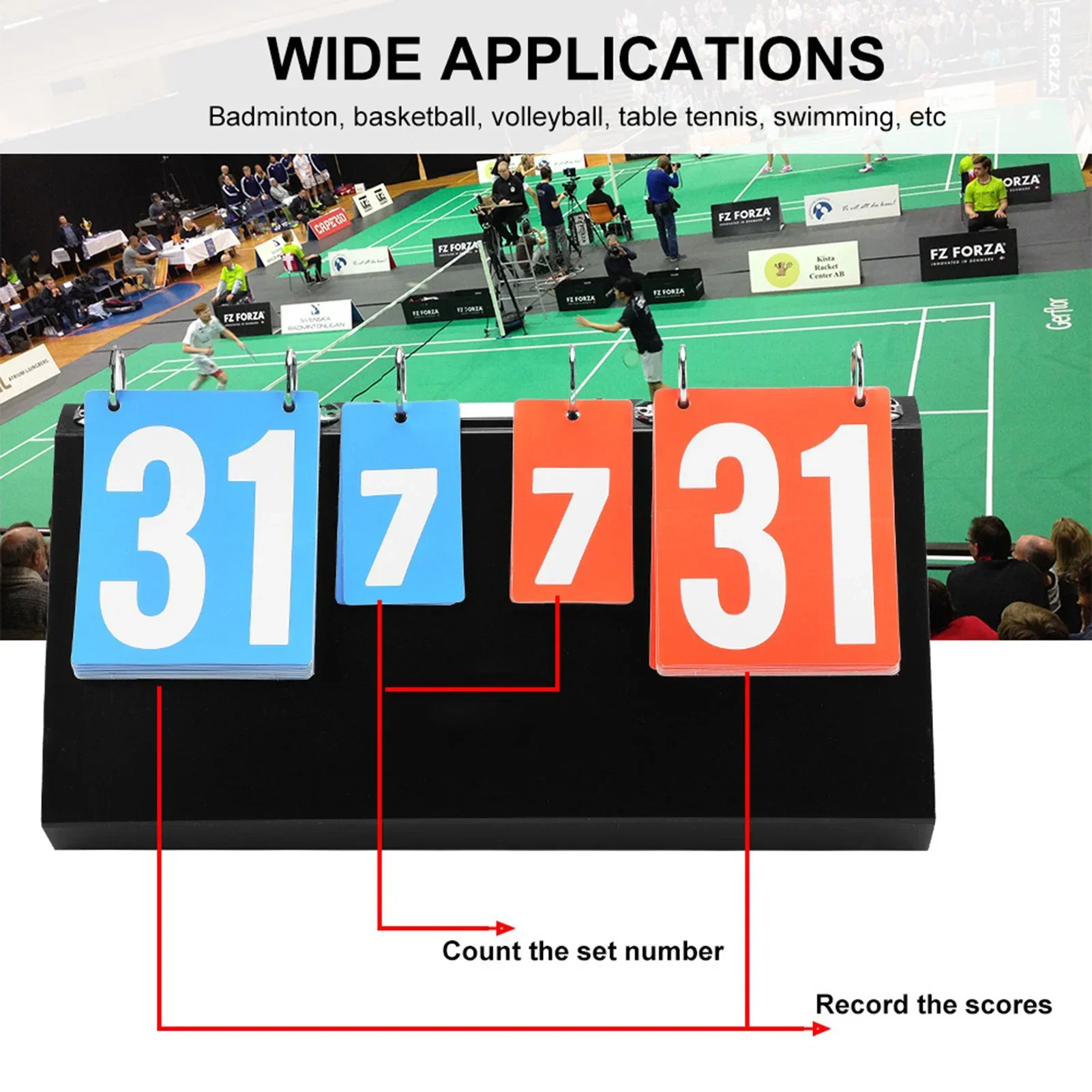 Table Tennis Scoring - Papan Skor Kompetisi Olahraga 4 Digit