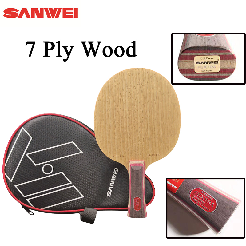 Table Tennis Bat - Blade Tenis Meja SANWEI FEXTRA 7