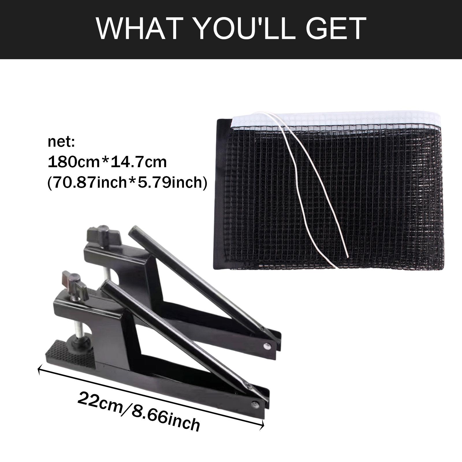 Table Tennis Folding Table - Set Jaring dan Tiang Tenis Meja