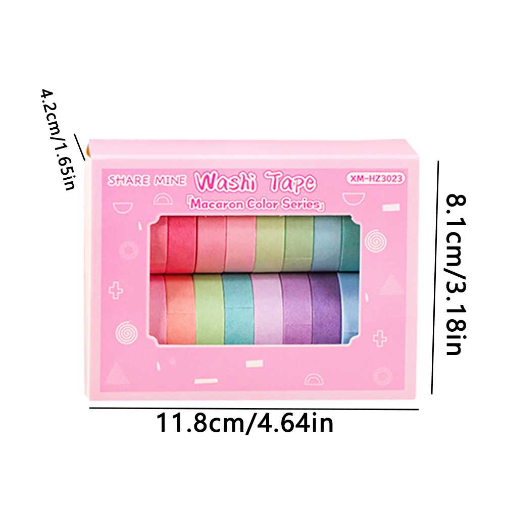 20 Rol Set Selotip Washi Selot - Edge Tape Roll ulasan dan harga
