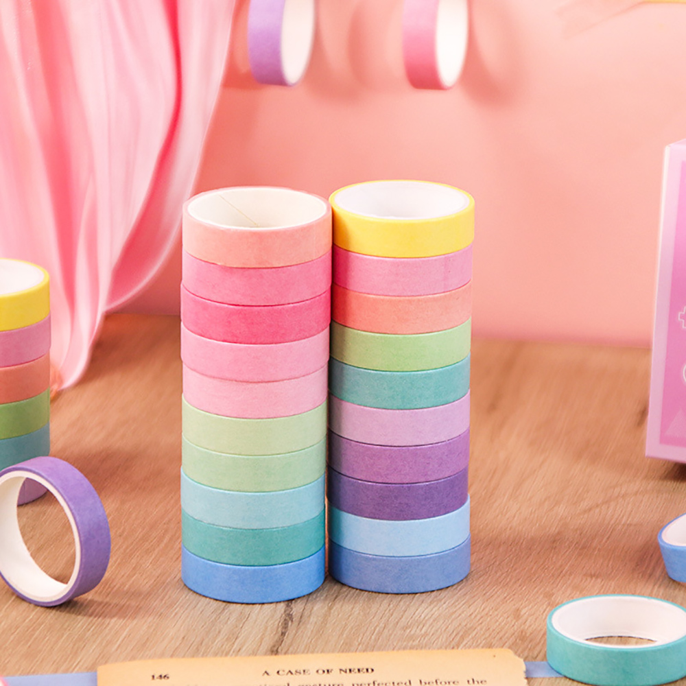 20 Rol Set Selotip Washi Selot - Edge Tape Roll ulasan dan harga