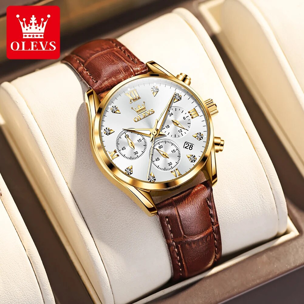 OLEVS jam tangan wanita, arloj - Edge Tape Roll ulasan dan harga
