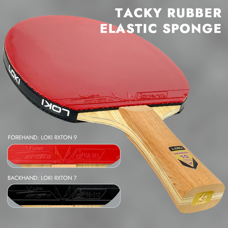 LOKI DRAGON 10 STAR raket teni - Stiga Carbon Blade ulasan dan harga