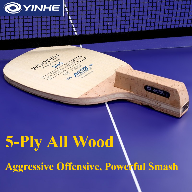 YINHE 985 Blade Tenis Meja Pen - Table Tennis Bat ulasan dan harga