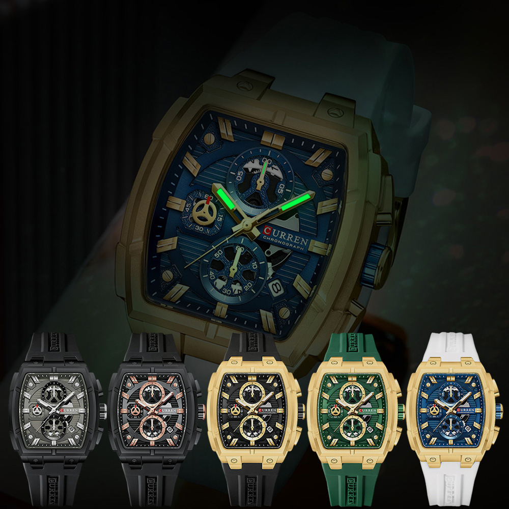 Jam Tangan Mewah Vintage CURRE - Edge Tape Roll ulasan dan harga