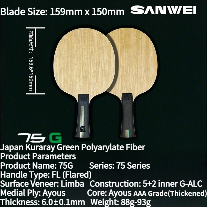 Raket Tenis Meja SANWEI 75G In - Table Tennis Xiom ulasan dan harga