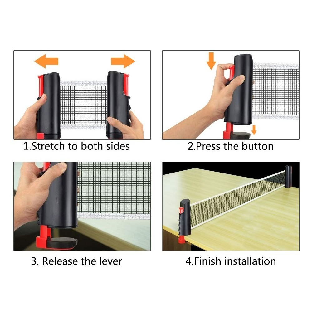 Rak Ping Pong Jaring Tenis Mej - Table Tennis Bat ulasan dan harga