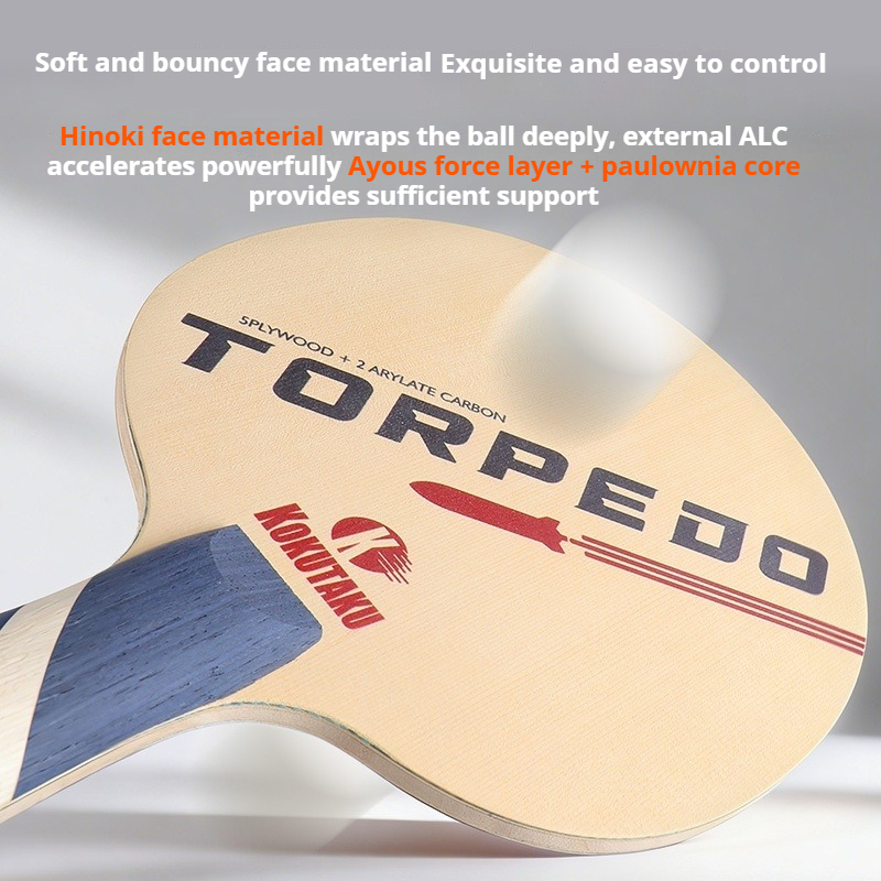 KOKUTAKU TORPEDO Blade Tenis M - Table Tennis Bat ulasan dan harga