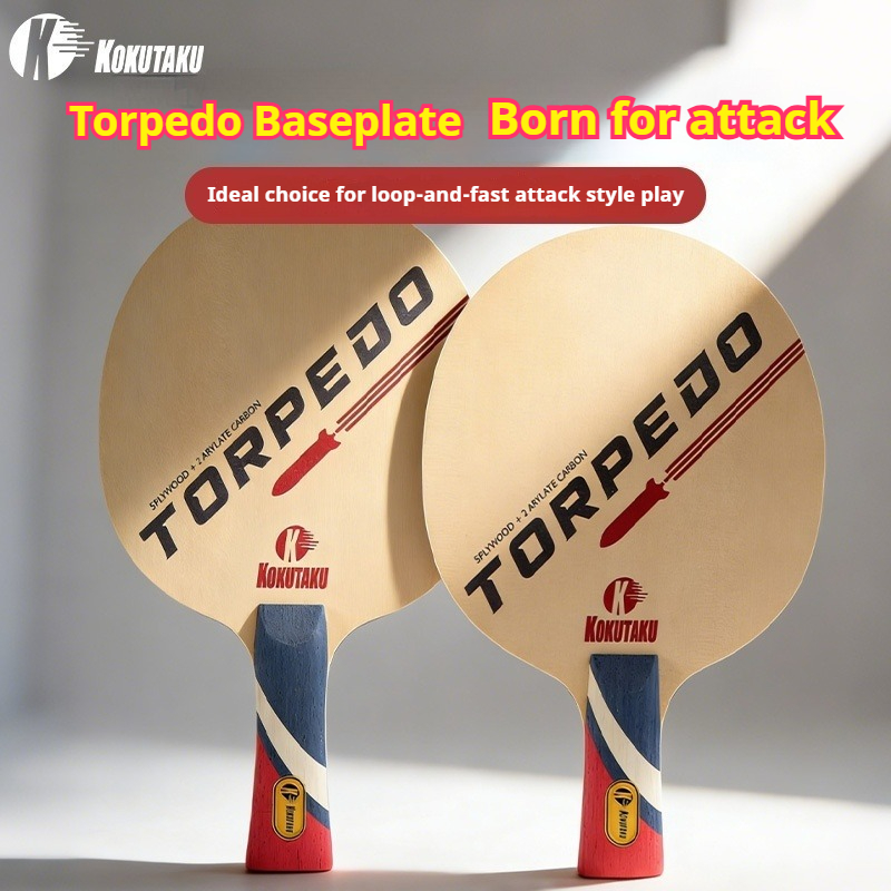 KOKUTAKU TORPEDO Blade Tenis M - Table Tennis Bat ulasan dan harga