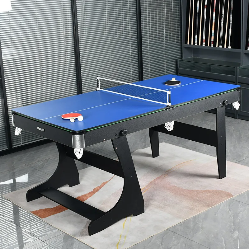 Meja Biliard Lipat 6ft 1.8m, 3 - Table Tennis Folding Table ulasan dan harga