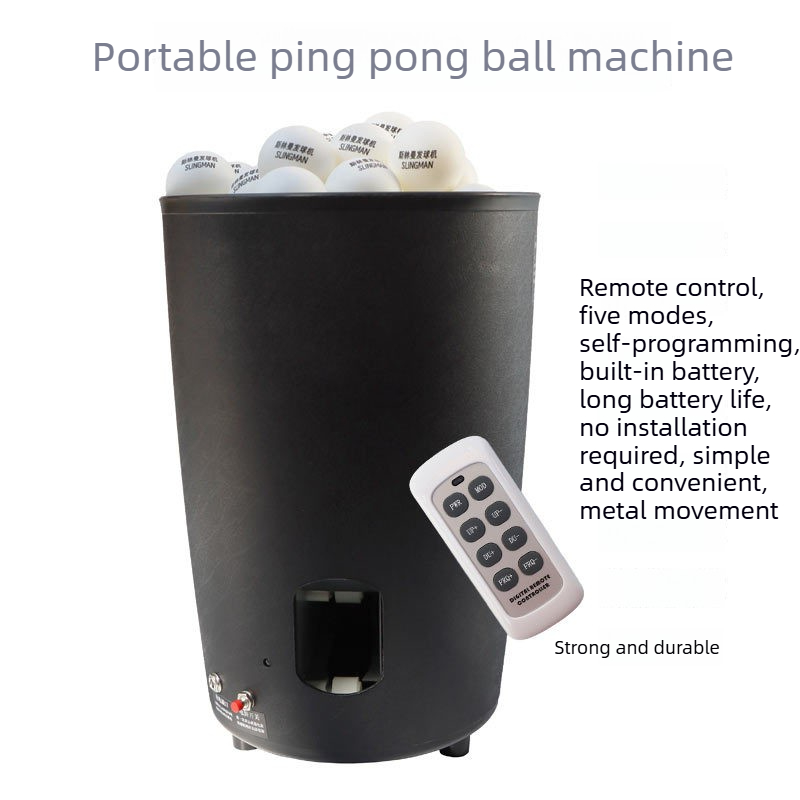 Mesin Bola Tenis Meja Portabel - Robot Ball Machine ulasan dan harga