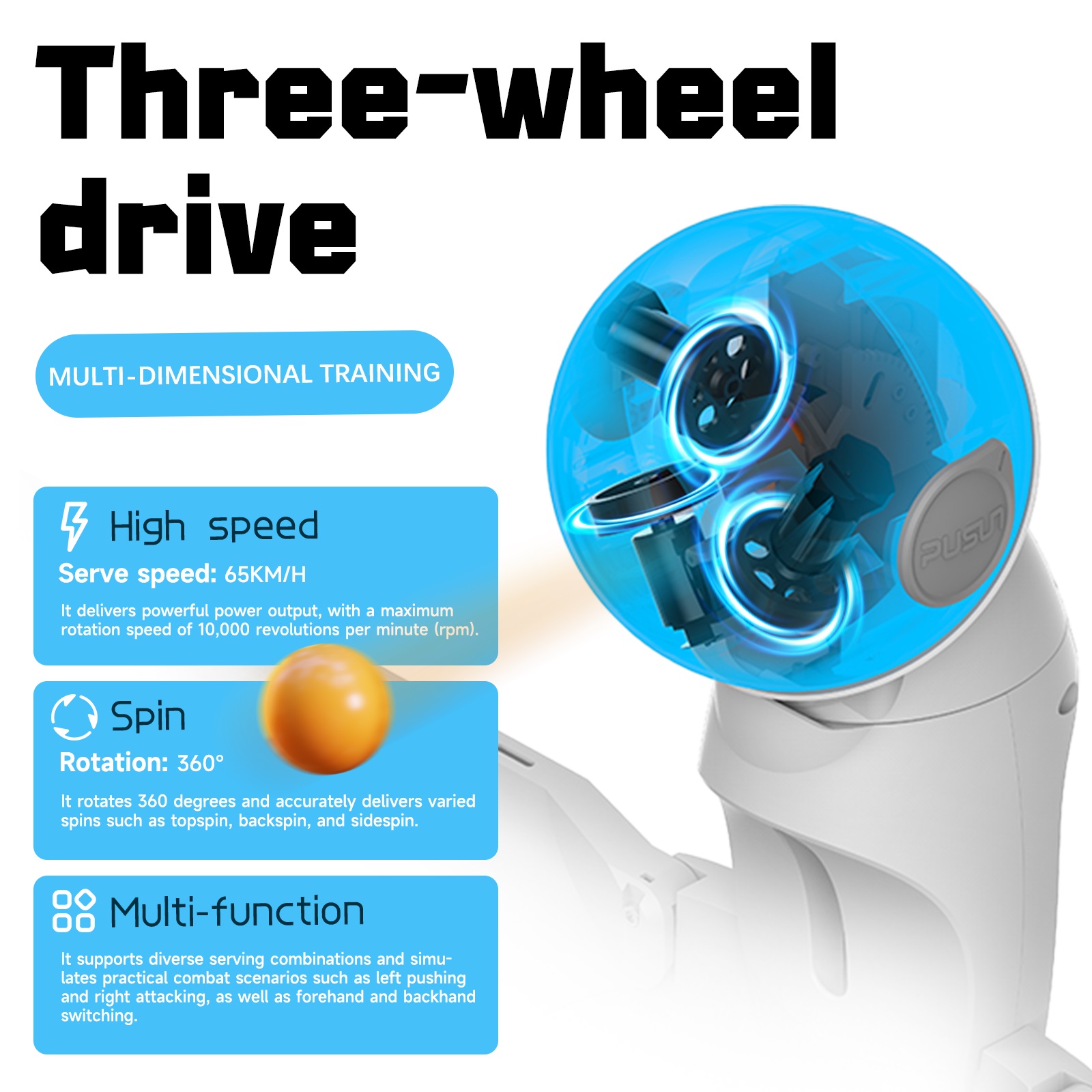 Mesin Tenis Meja Inovatif Cerd - Robot Ball Machine ulasan dan harga