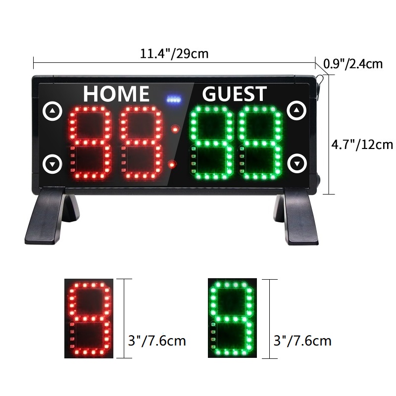 Papan Skor Digital LED Portabe - Table Tennis Scoring ulasan dan harga