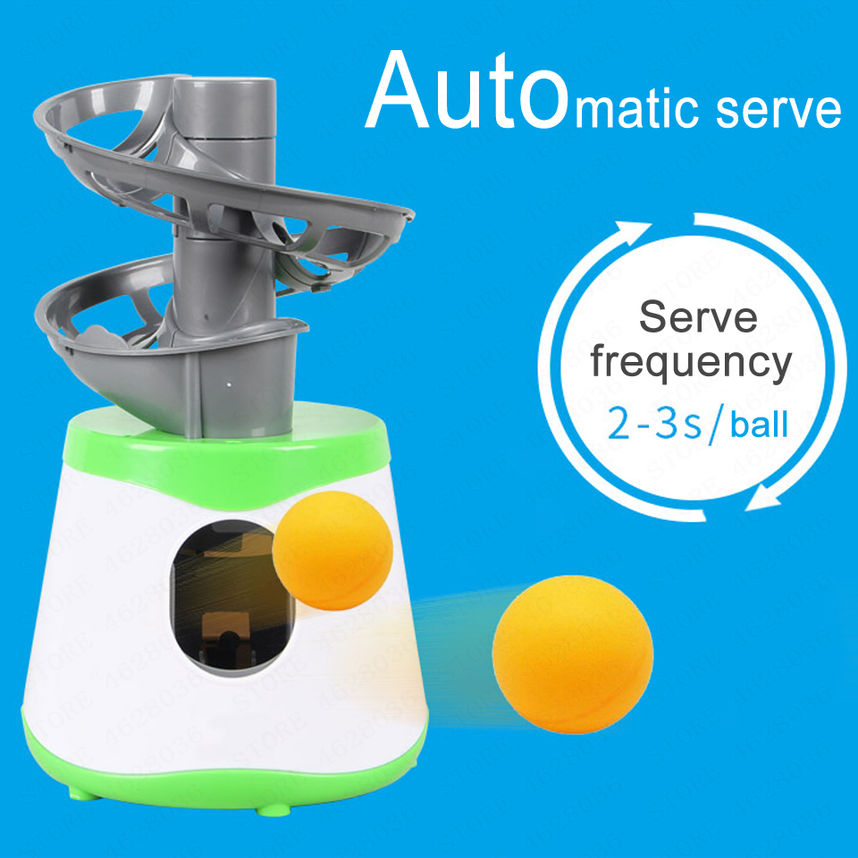 4 * AA baterai Mini tenis meja - Robot Ball Machine ulasan dan harga
